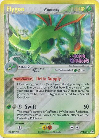 Flygon (7/110) (Delta Species) (Stamped) [EX: Holon Phantoms] | Card Citadel