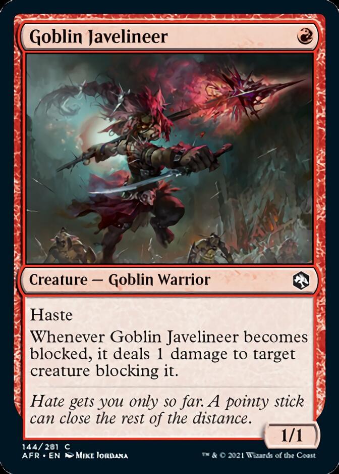 Goblin Javelineer [Dungeons & Dragons: Adventures in the Forgotten Realms] | Card Citadel