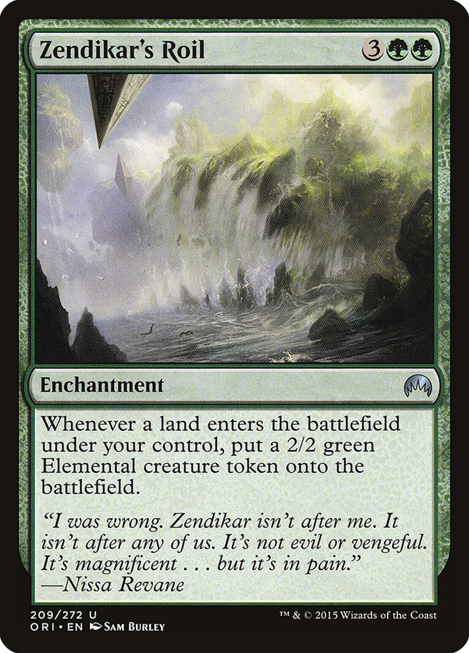 Zendikar's Roil [Magic Origins] | Card Citadel