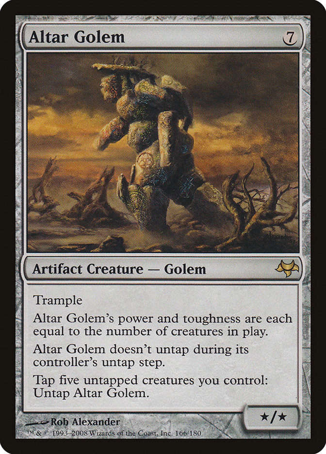 Altar Golem [Eventide] | Card Citadel