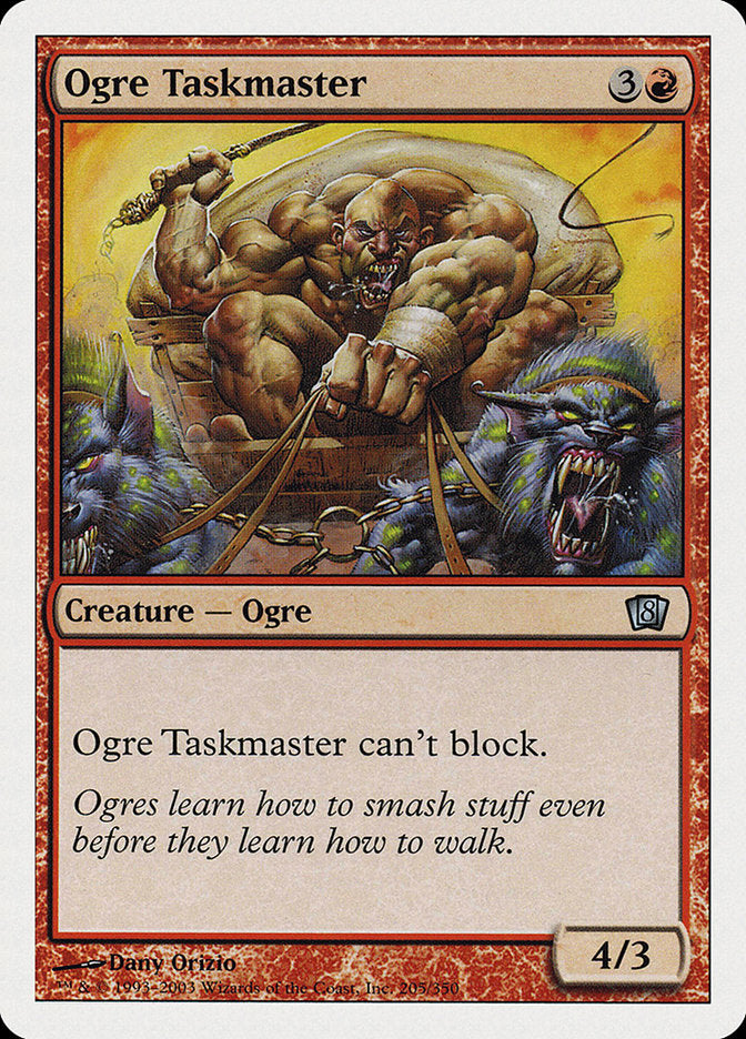 Ogre Taskmaster [Eighth Edition] | Card Citadel