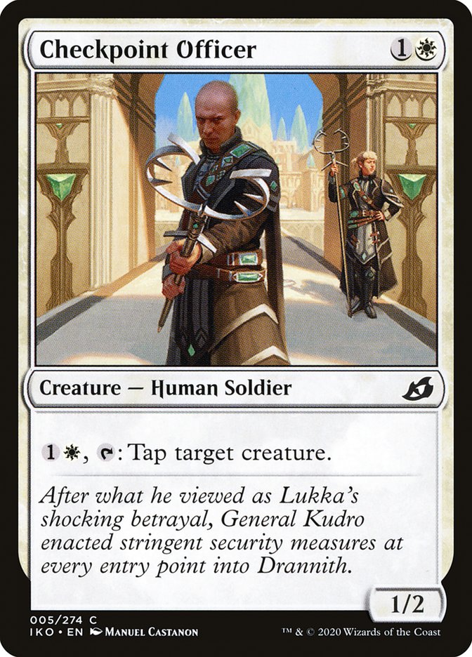 Checkpoint Officer [Ikoria: Lair of Behemoths] | Card Citadel