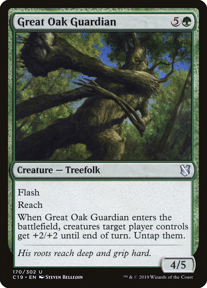 Great Oak Guardian [Commander 2019] | Card Citadel