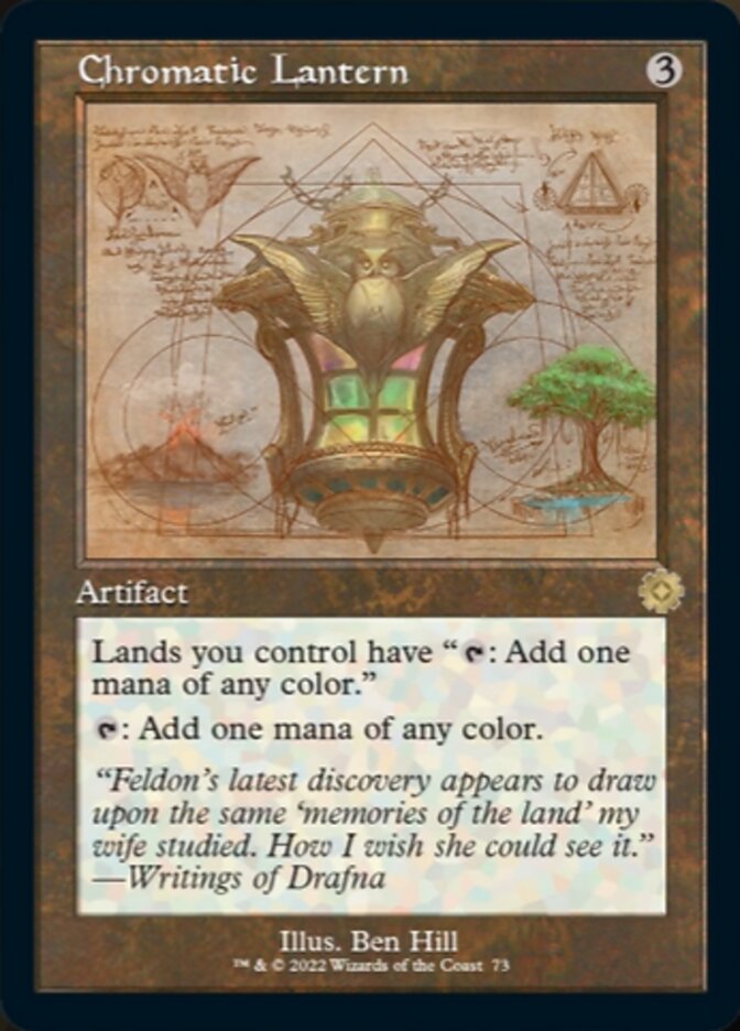 Chromatic Lantern (Retro Schematic) [The Brothers' War Retro Artifacts] | Card Citadel