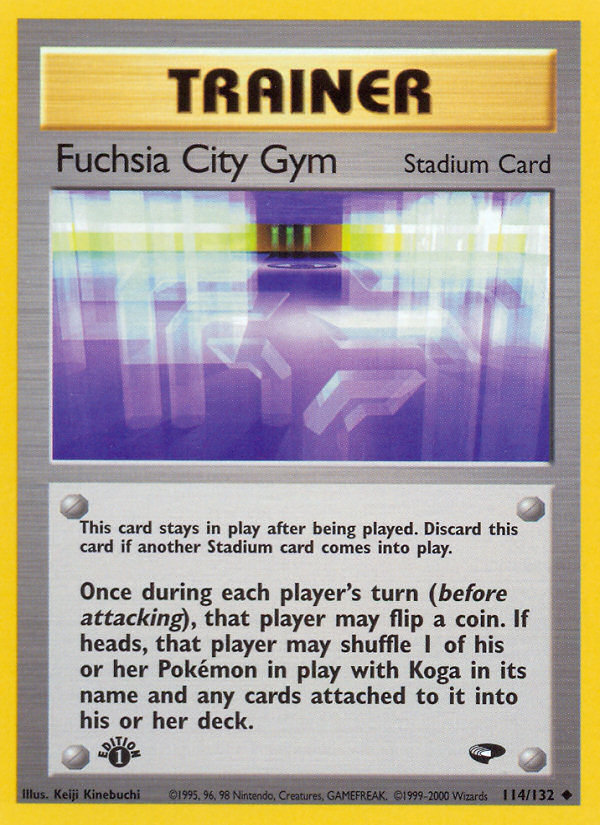 Fuchsia City Gym (114/132) [Gym Challenge 1st Edition] | Card Citadel