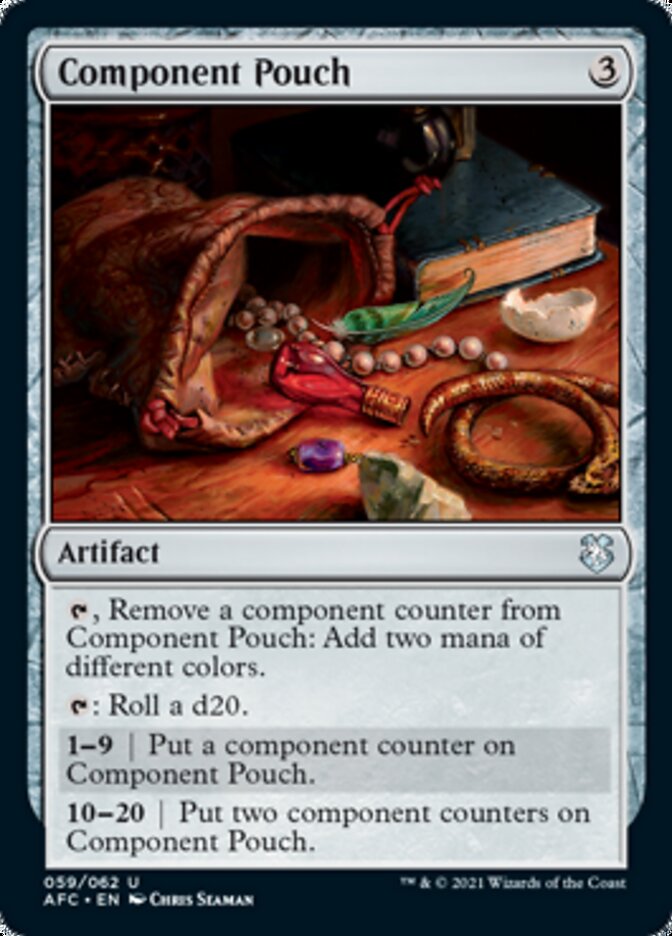 Component Pouch [Dungeons & Dragons: Adventures in the Forgotten Realms Commander] | Card Citadel