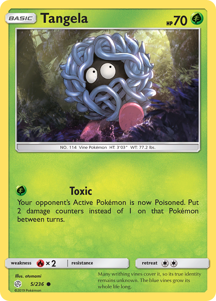 Tangela (5/236) [Sun & Moon: Cosmic Eclipse] | Card Citadel