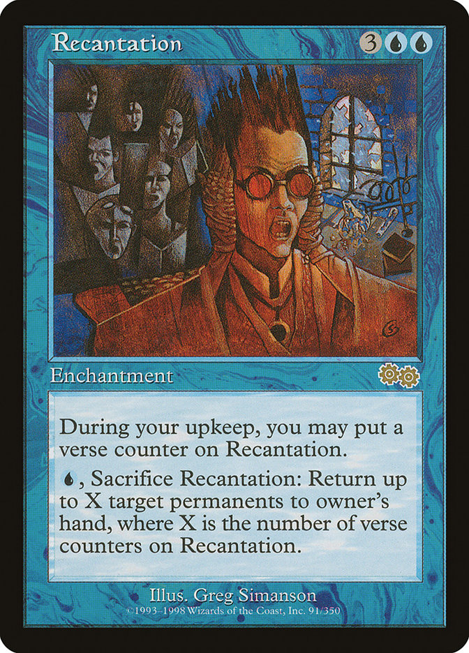 Recantation [Urza's Saga] | Card Citadel