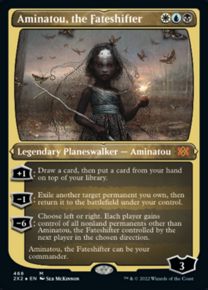Aminatou, the Fateshifter (Foil Etched) [Double Masters 2022] | Card Citadel
