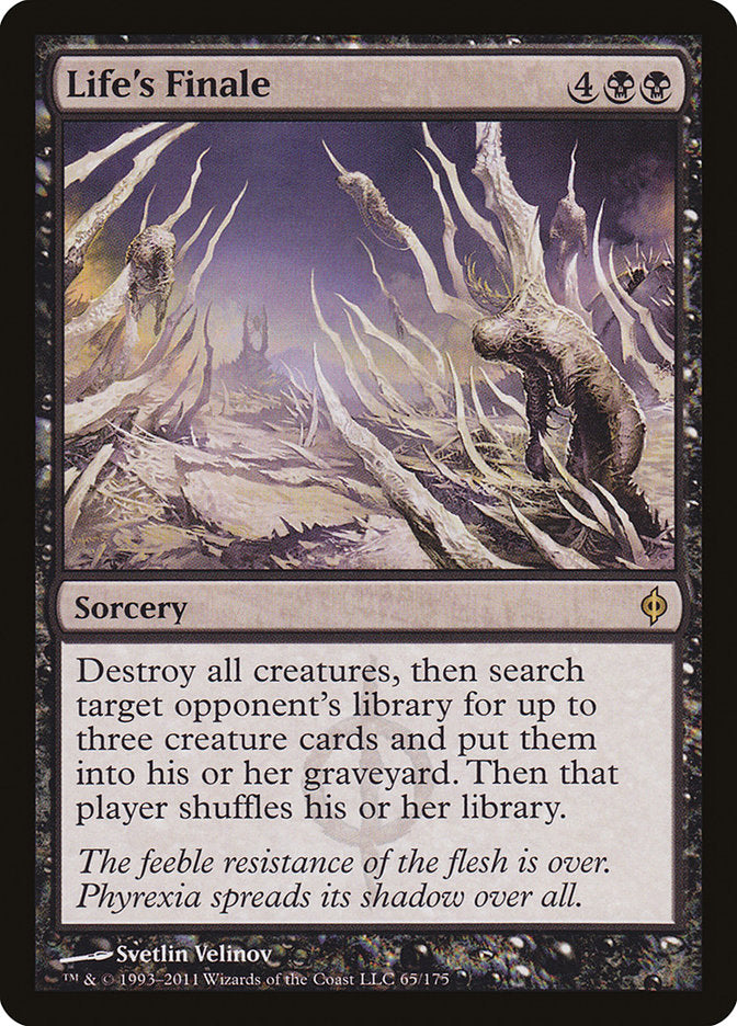 Life's Finale [New Phyrexia] | Card Citadel