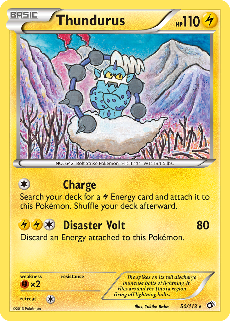 Thundurus (50/113) [Black & White: Legendary Treasures] | Card Citadel