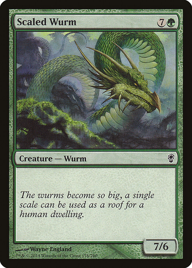 Scaled Wurm [Conspiracy] | Card Citadel