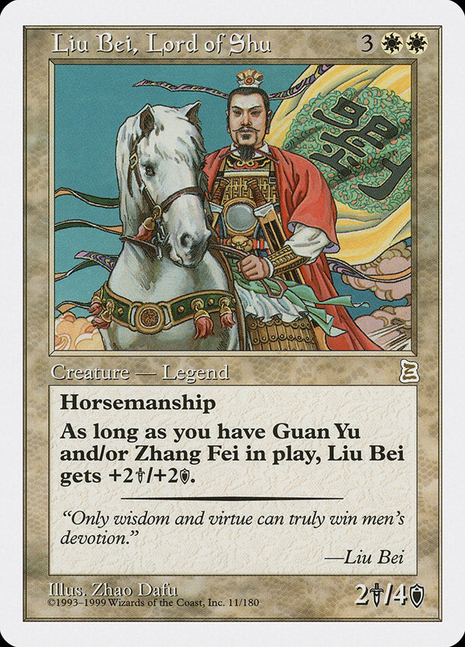 Liu Bei, Lord of Shu [Portal Three Kingdoms] | Card Citadel