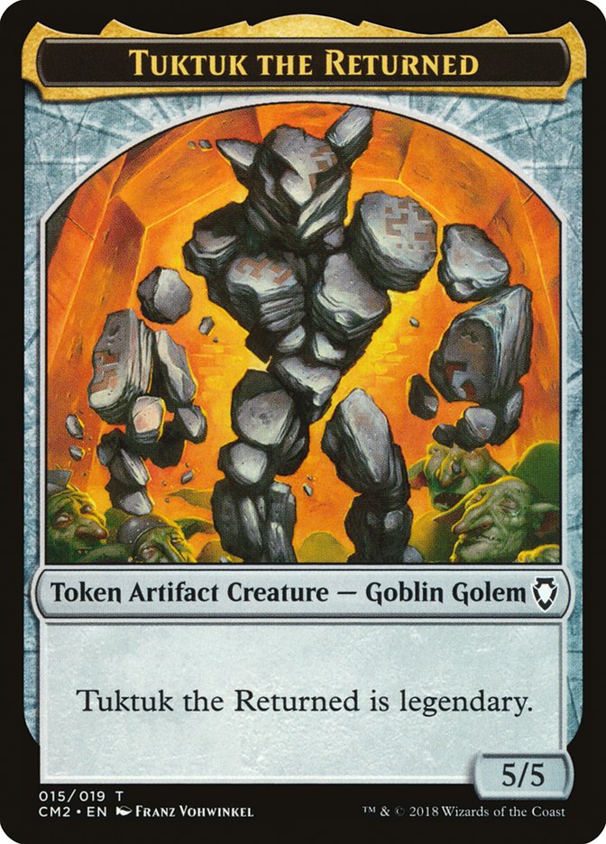 Tuktuk the Returned Token [Commander Anthology Volume II Tokens] | Card Citadel