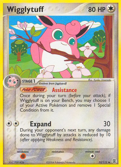 Wigglytuff (52/112) [EX: FireRed & LeafGreen] | Card Citadel