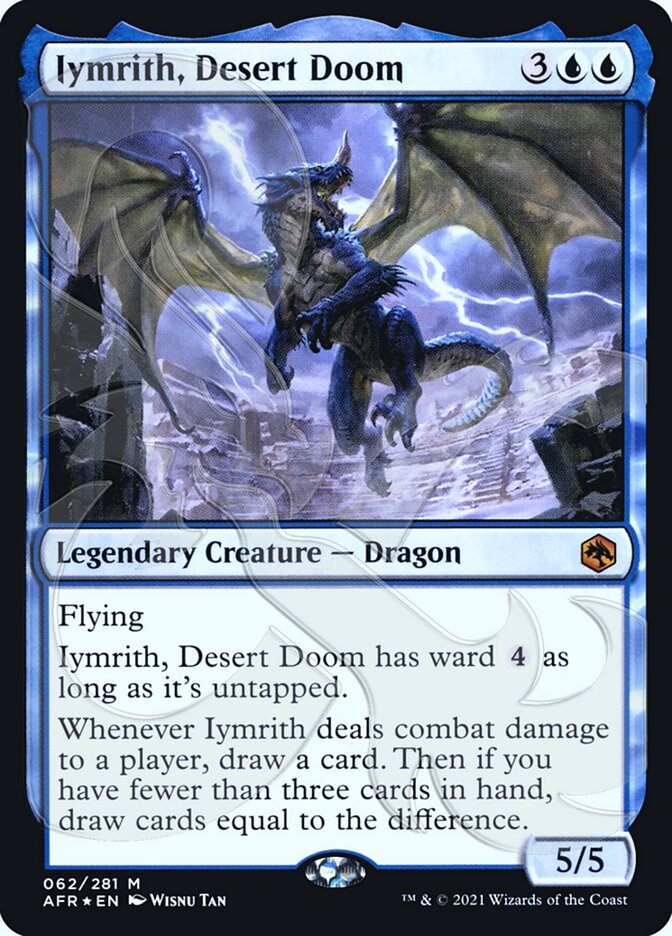 Iymrith, Desert Doom (Ampersand Promo) [Dungeons & Dragons: Adventures in the Forgotten Realms Promos] | Card Citadel