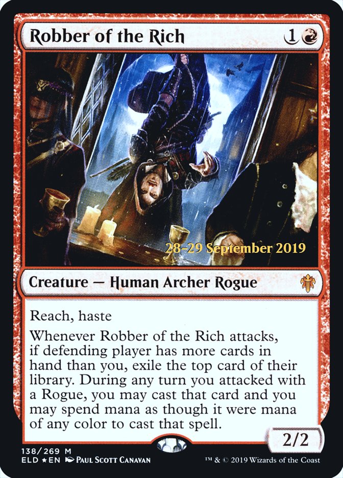 Robber of the Rich  [Throne of Eldraine Prerelease Promos] | Card Citadel