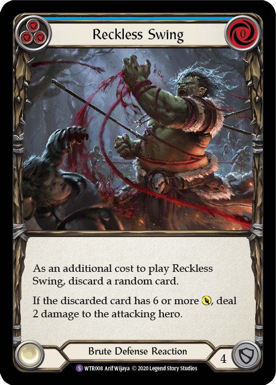 Reckless Swing [WTR008] Unlimited Normal | Card Citadel