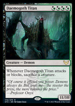 Daemogoth Titan [Strixhaven: School of Mages] | Card Citadel