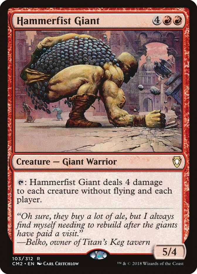 Hammerfist Giant [Commander Anthology Volume II] | Card Citadel