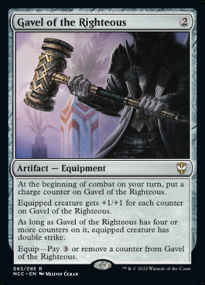 Gavel of the Righteous [Streets of New Capenna Commander] | Card Citadel