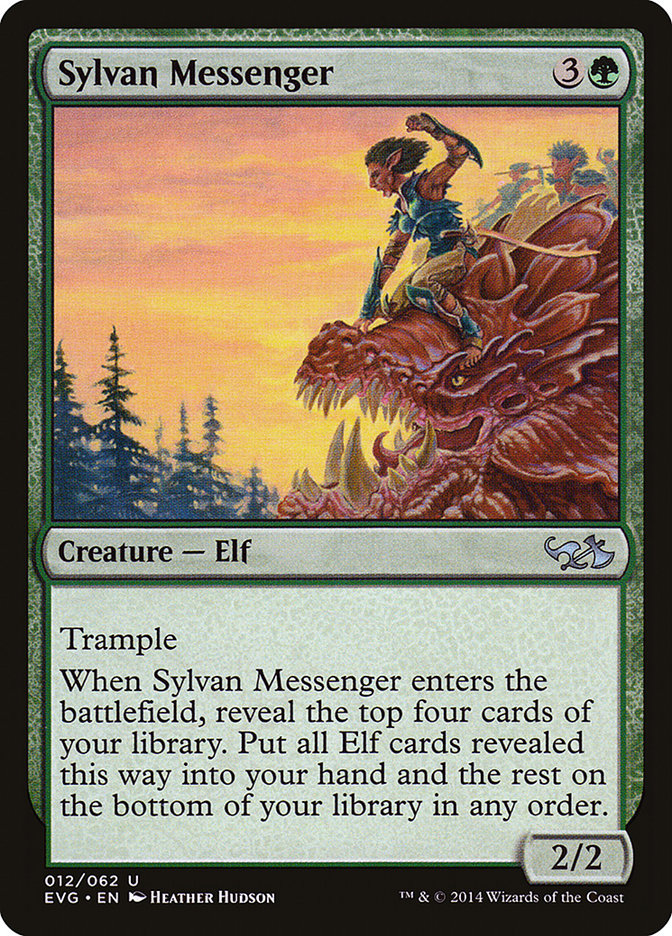 Sylvan Messenger (Elves vs. Goblins) [Duel Decks Anthology] | Card Citadel