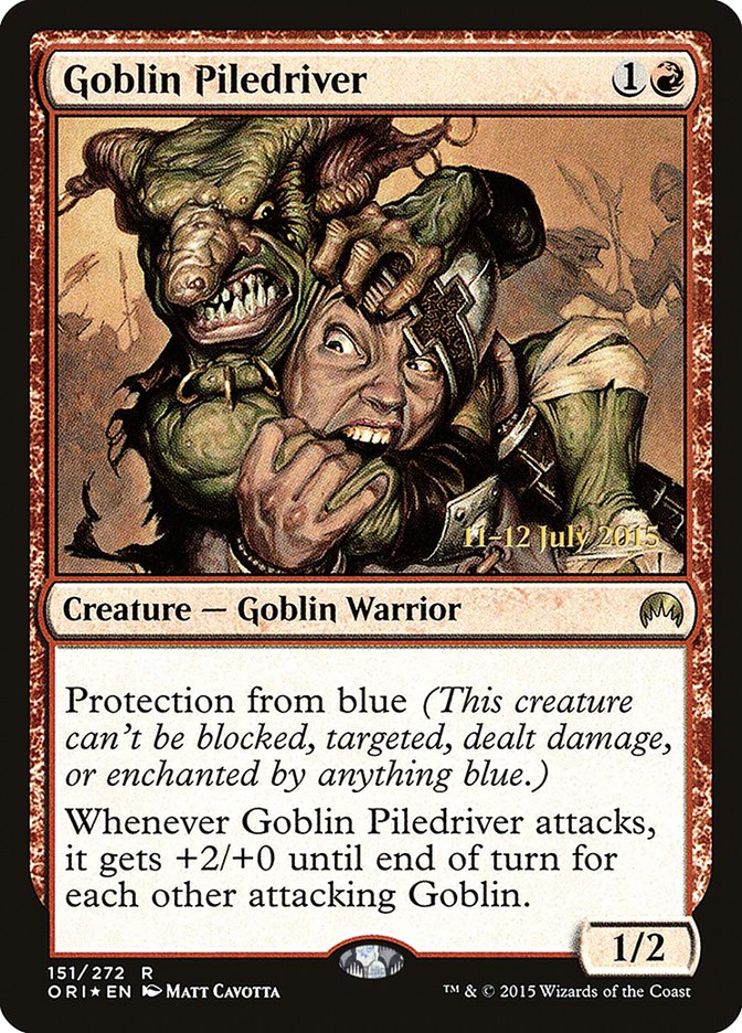 Goblin Piledriver [Magic Origins Promos] | Card Citadel