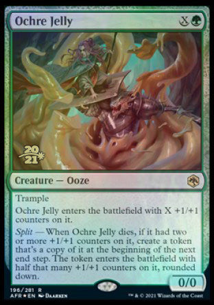 Ochre Jelly [Dungeons & Dragons: Adventures in the Forgotten Realms Prerelease Promos] | Card Citadel