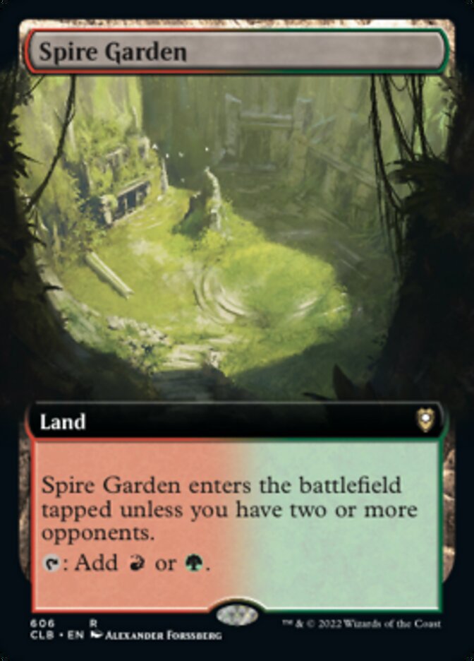 Spire Garden (Extended Art) [Commander Legends: Battle for Baldur's Gate] | Card Citadel