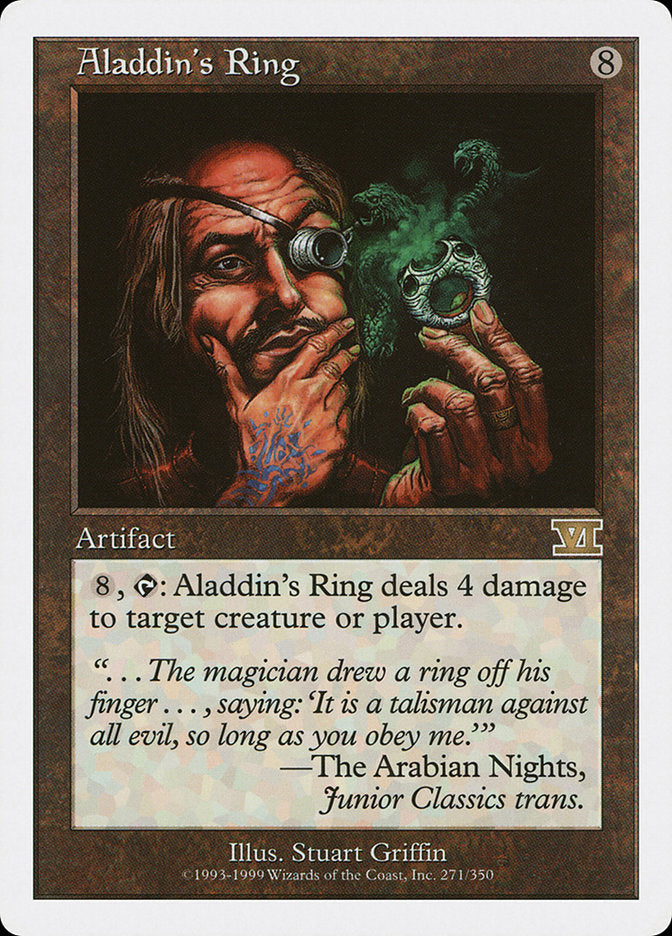 Aladdin's Ring [Classic Sixth Edition] | Card Citadel