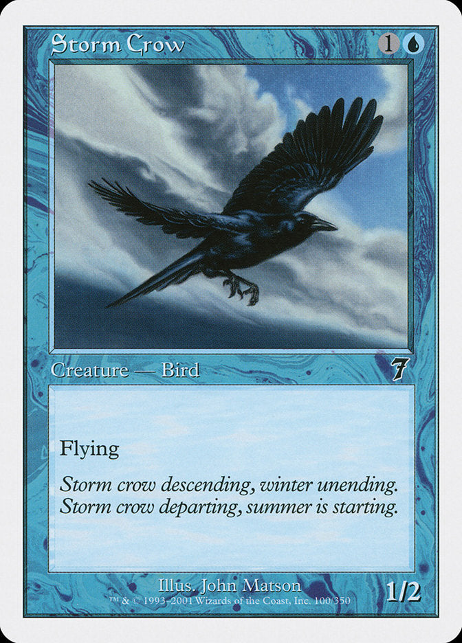 Storm Crow [Seventh Edition] | Card Citadel