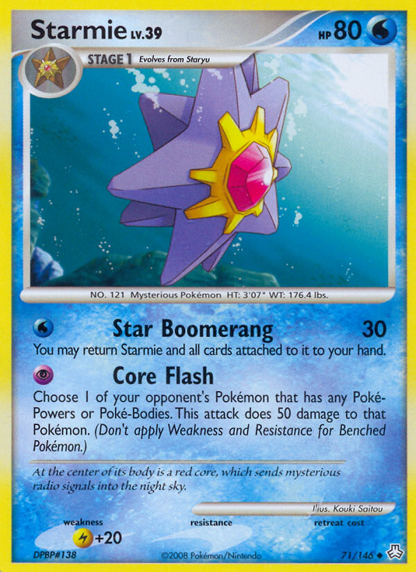 Starmie (71/146) [Diamond & Pearl: Legends Awakened] | Card Citadel