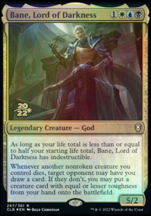 Bane, Lord of Darkness [Commander Legends: Battle for Baldur's Gate Prerelease Promos] | Card Citadel