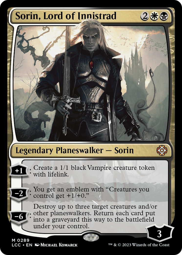 Sorin, Lord of Innistrad [The Lost Caverns of Ixalan Commander] | Card Citadel