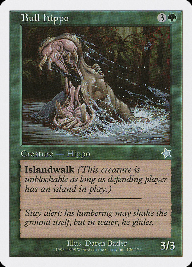 Bull Hippo [Starter 1999] | Card Citadel