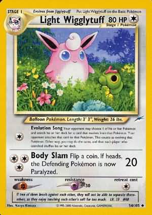 Light Wigglytuff (54/105) [Neo Destiny Unlimited] | Card Citadel