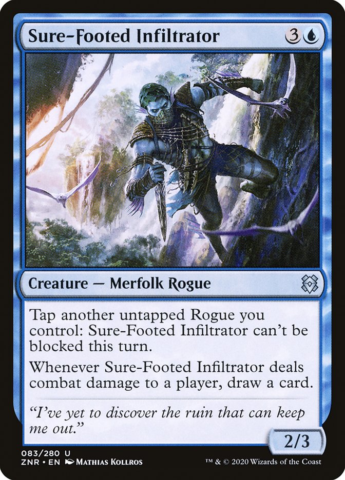 Sure-Footed Infiltrator [Zendikar Rising] | Card Citadel