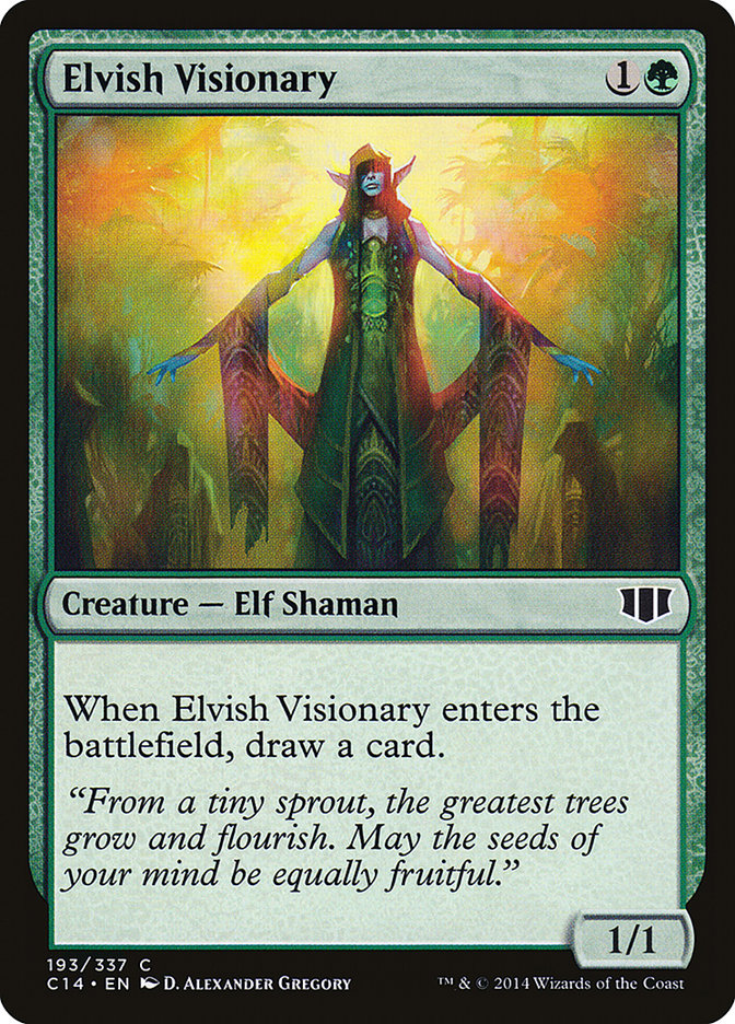 Elvish Visionary [Commander 2014] | Card Citadel