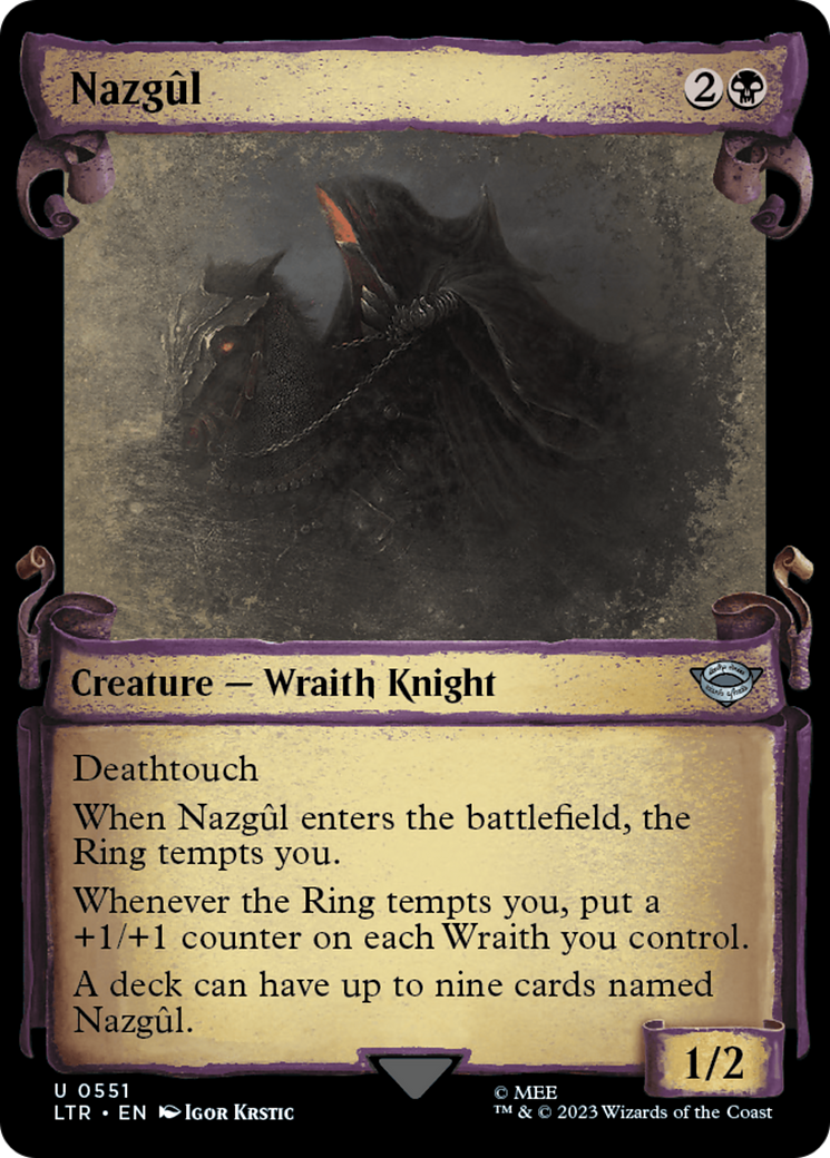 Nazgul (0551) [The Lord of the Rings: Tales of Middle-Earth Showcase Scrolls] | Card Citadel