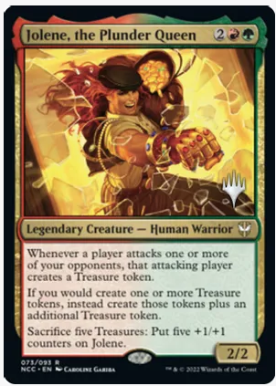 Jolene, the Plunder Queen (Promo Pack) [Streets of New Capenna Commander Promos] | Card Citadel