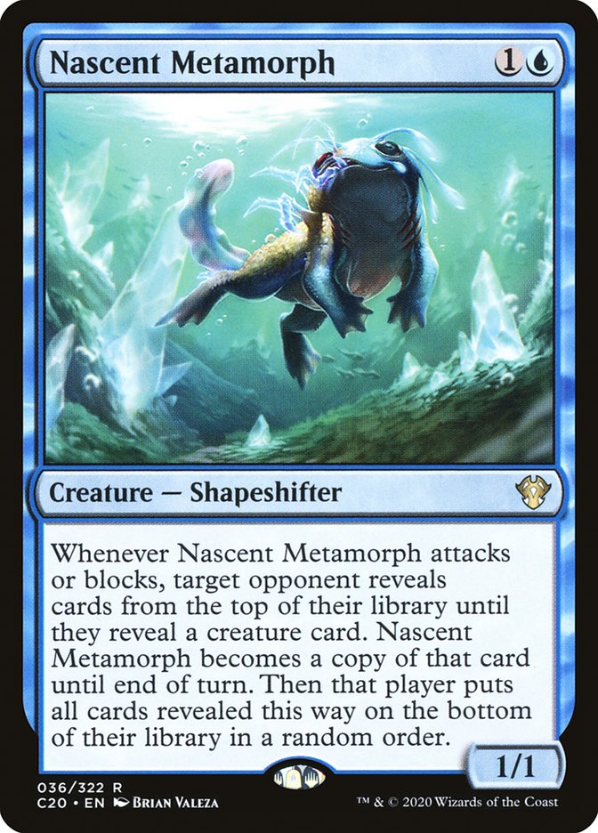 Nascent Metamorph [Commander 2020] | Card Citadel