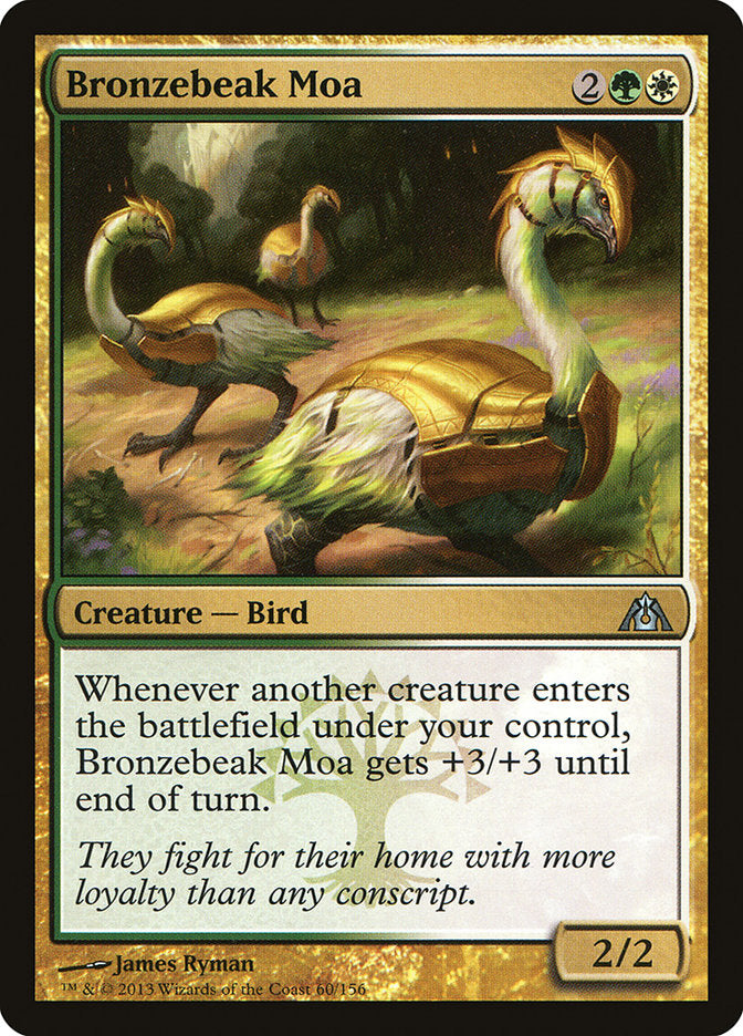 Bronzebeak Moa [Dragon's Maze] | Card Citadel