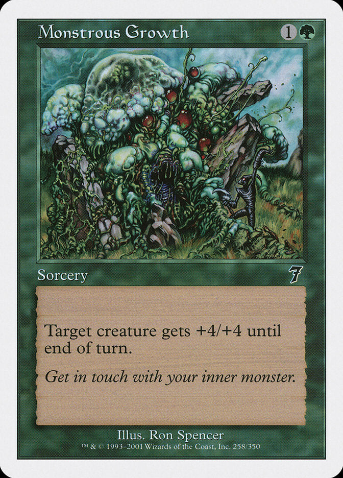 Monstrous Growth [Seventh Edition] | Card Citadel