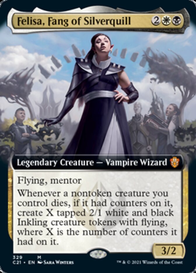 Felisa, Fang of Silverquill (Extended) [Commander 2021] | Card Citadel