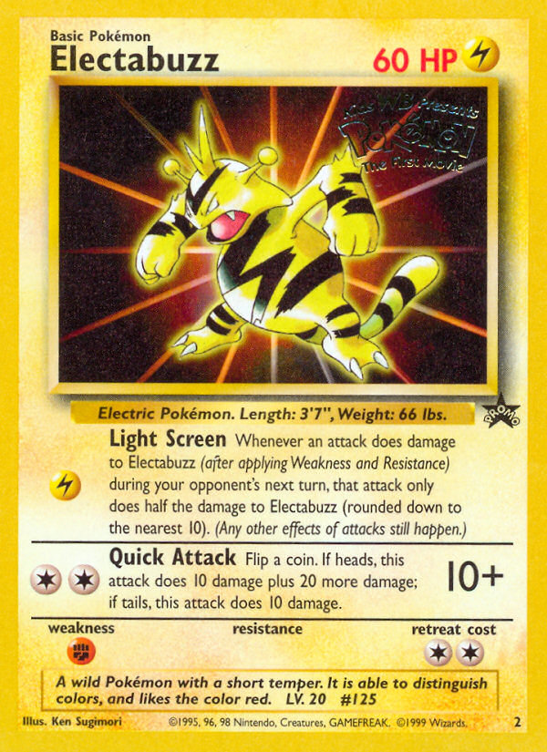 Electabuzz (2) [Wizards of the Coast: Black Star Promos] | Card Citadel