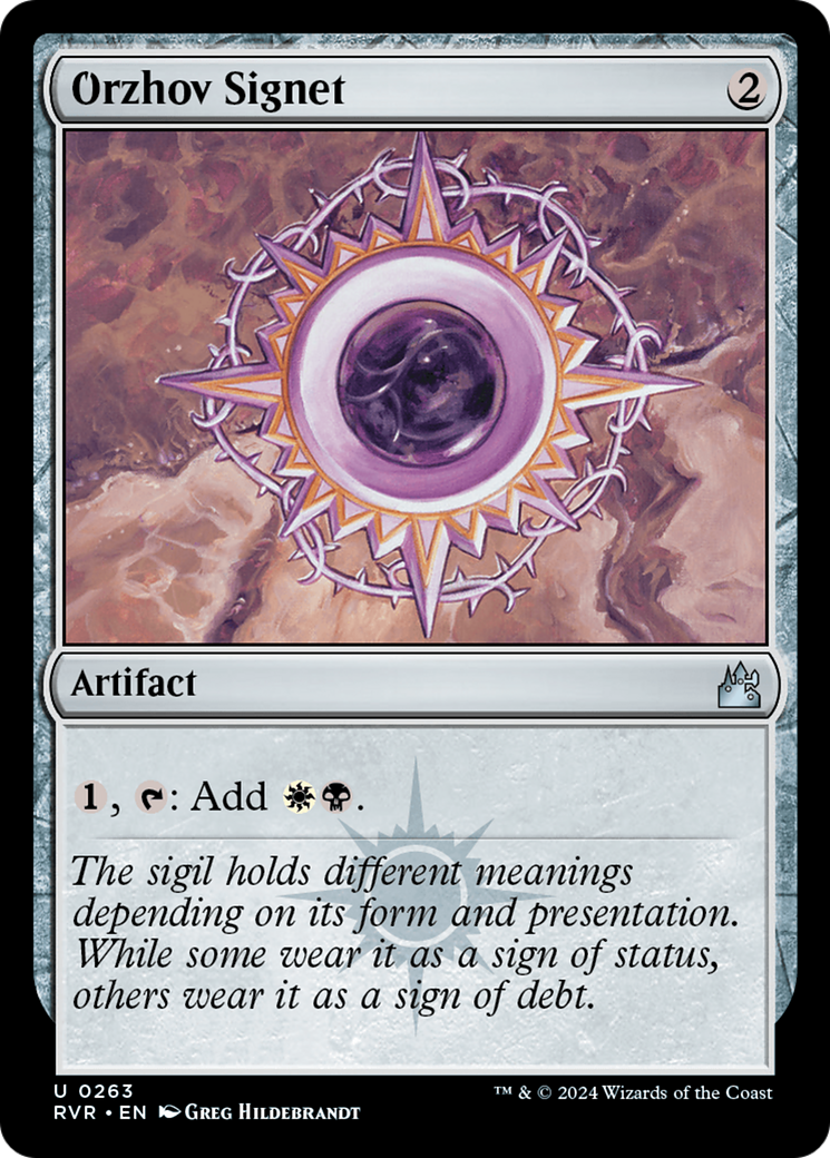 Orzhov Signet [Ravnica Remastered] | Card Citadel