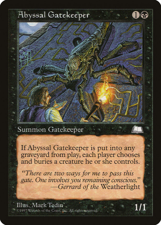 Abyssal Gatekeeper [Weatherlight] | Card Citadel
