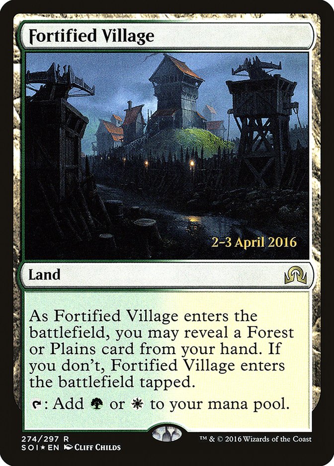Fortified Village [Shadows over Innistrad Promos] | Card Citadel