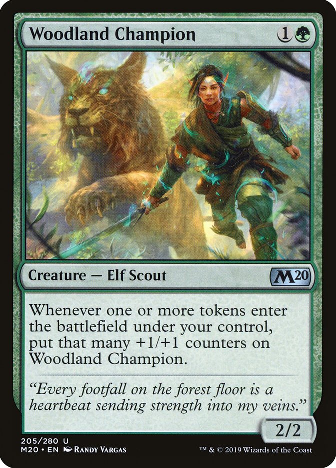 Woodland Champion [Core Set 2020] | Card Citadel