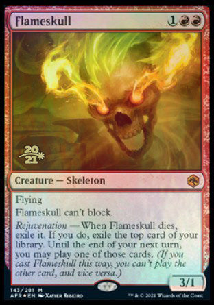 Flameskull [Dungeons & Dragons: Adventures in the Forgotten Realms Prerelease Promos] | Card Citadel